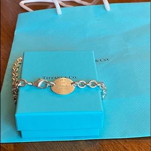 Tiffany & Co. Oval Tag Necklace